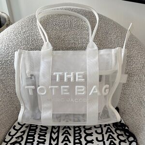 Marc Jacobs The Tote Bag White Mesh